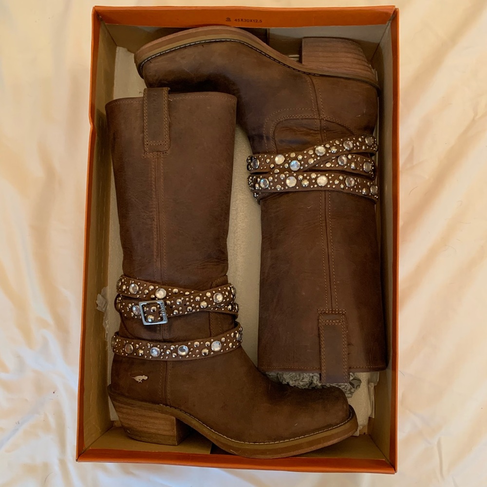 Rocket Dog Hellion Crazy Horse Boots Gem